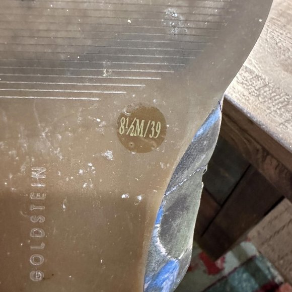 Lori Goldstein Collection Perforated Western Slip On Shoe Floral Sz 9 - Picture 7 of 7